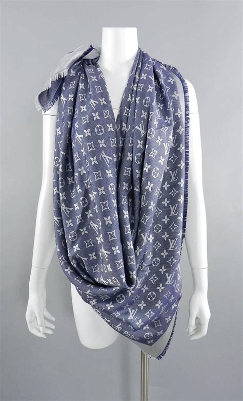 louis vuitton scarf india|Louis Vuitton denim scarf.